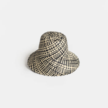 Audrey Hat - Black/Natural