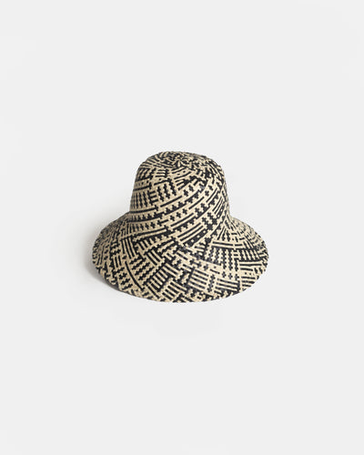 Audrey Hat - Black/Natural