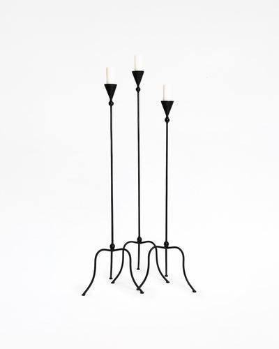 Iron Standing Candlestick - Small