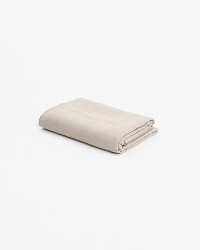 Italian Linen Coverlet - Natural
