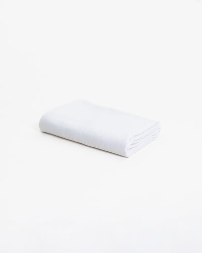 Italian Linen Coverlet - White