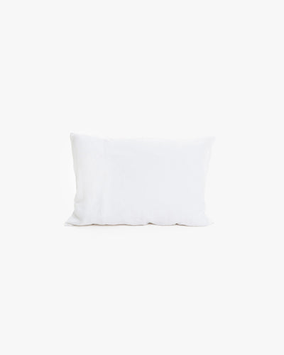 Italian Linen Pillow Case - White