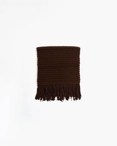 Macrame Bath Matt - Chocolate