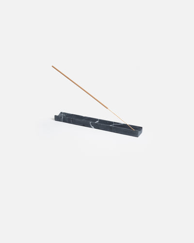 Marble Incense Holder - Black