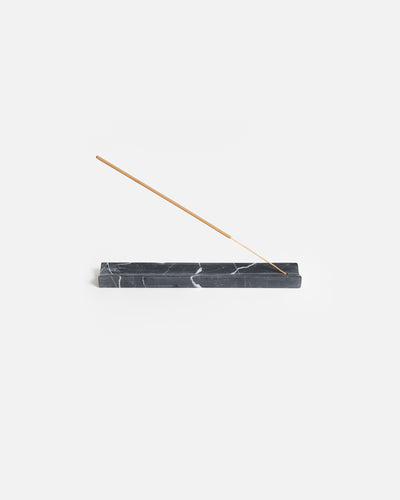 Marble Incense Holder - Black