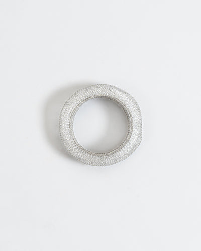 Mesh Bangle - Silver