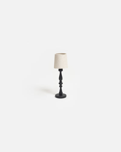Petite Candle Lamp & Shade - Black