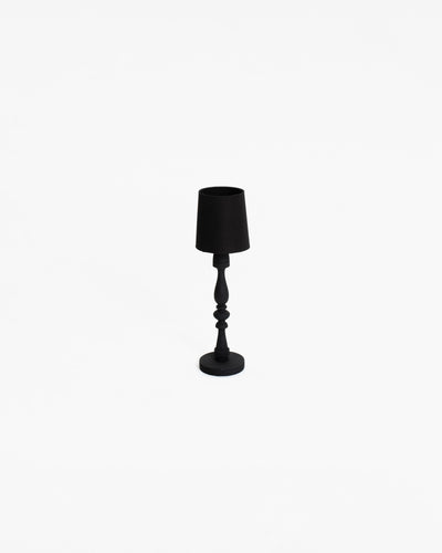 Petitie Candle Lamp + Shade - Black