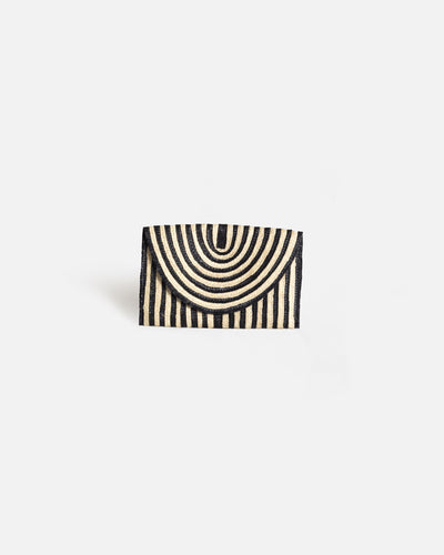 Sophia Clutch - Black & White