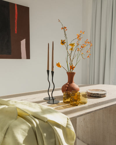 Frances Candlestick / Wavy / Large