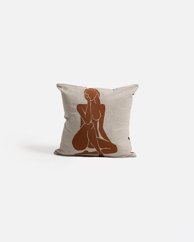 Le Femme Cushion Cover - Terracotta