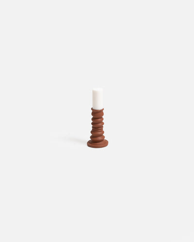 Tuesday Candlestick - Terracotta / Medium